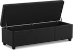 SIMPLIHOME Avalon 54 inch Wide Contemporary Rectangle Extra Large Storage - Image 4