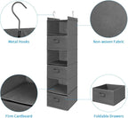 MAX Houser 6 Tier Shelf Hanging Closet Organizer, Closet Hanging Shelf - Image 5