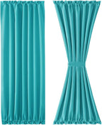 DWCN French Door Curtains – Rod Pocket Thermal Blackout Curtain - Image 7