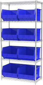 Akro-Mils 30270 AkroBins Plastic Storage Bins, Space-Saving Stackable Bins - Image 9