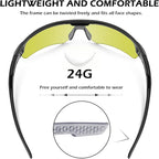 OXG 12 Pack Safety Glasses for Men Women, ANSI Z87.1 Safety Goggles Impact - Image 4