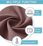 RYB HOME 45 inch Curtains for Living Room, Rod Pocket Thermal Insulated Small - Image 6