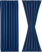 DWCN French Door Curtains – Rod Pocket Thermal Blackout Curtain - Image 7