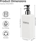 Segbeauty Square Soap Dispenser Refillable, 500ml Empty Reusable Modern - Image 6