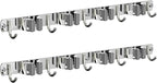 2 Pack Mop and Broom Holder Wall Mount, Non-slip Broom Hanger Wall Mount by CUXIXA