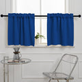 Pickluc Cafe Curtain 36 Inches Long, Rod Pocket Kitchen Curtain, Short Blackout by PICKLUC