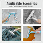 3 in 1 Window Cleaning Scraper, 3 in 1 Window Cleaner Squeegee, Scraper - Image 4