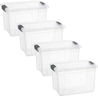 Superio Clear Storage Boxes by Superio
