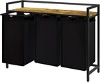 Lifewit Laundry Hamper 3 Section, 120L Pull out Laundry Clothes Basket Organizer by Lifewit