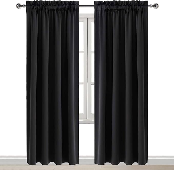 DWCN Blackout Curtains Room Darkening Thermal Insulated Bedroom Curtains Window - Image 8