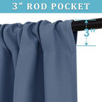 RYB HOME Small Window Curtains Blackout - Image 2