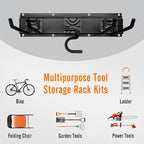 Garage Garden Tool Storage Rack Organizer Wall Mount, Yard Shovel Rack Holder - Image 5