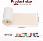 PATIKIL Leather Patches Tape for Furniture, 3.2 x 61 Inch Self Adhesive Vinyl - Image 2