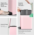 Cesun Small Bathroom Trash Can - Image 5