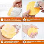 METUUTER 50 PCS Compressed Facial Sponges - Image 3