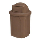42 Gallon Circle 100% Recycled Plastic Heavy Duty Outdoor Commercial Trash Can by SturdyEssentials