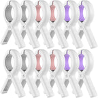 Senbowe 12 Pack Beach Towel Clips, Pool Chair Clips, Heavy Duty Plastic Clothes by Senbowe