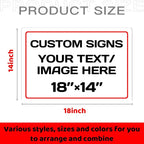 Personalized Aluminum Metal Signs - Image 2