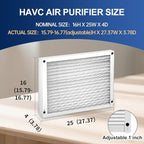 413 Replacement Air Filter MERV 13 16x25x4 - Image 4