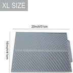Silicone Dish Draining Mat, Eco Friendly Dish Drying Mat Kitchen Counter - Image 6