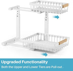 2 Packs Under Sink Organizer, Small Shelf - Image 2