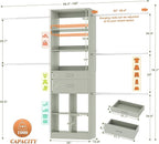 Closet System, 4-8 FT Closet Organizer Tower - Image 3