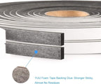 2 Rolls Foam Seal Tape for Door Window Insulation, Soundproof and Shockproof - Image 3