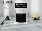 Candle Tins with Lids, 3 Wicks Candle Jars 14oz/420ml Candle Containers 12 Pack - Image 2