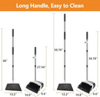 Broom and Dustpan Set, Heavy Duty Dust Pan - Image 4