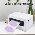 Purple Labels - 250 PCS 3" x 2" Fancy Shape Stickers - Image 7