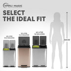 SIMPLI-MAGIC 13.2 Gallon Step Trash Can – Kitchen Garbage Can - Image 3