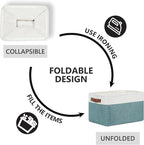 DULLEMELO Storage Baskets for Shelves, Fabric Collapsible Rectangular Storage - Image 7