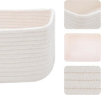 Small Storage Baskets for Organizing | Closet Organizer Bins | Shelf Toy Basket - Image 2