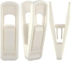 Hanger Clips for Velvet Hangers, Non-Slip Plastic Clips Pant Skirt Hanger Clips by TOFIIGREM
