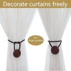 Magnetic Curtain Tiebacks - 12mm Magnetic Tie Backs - Image 3