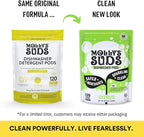 Molly's Suds Dishwasher Pods | Clean Dishwasher Detergent, Cuts Grease & Rinses - Image 2