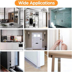 20 Ft Door Weather Stripping Door Seal Strip Tape, Silicone Door Draft Stopper - Image 6