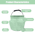Qivine 17L Cleaning Caddy with Handle, Cleaning Supply Caddy Foldable Tool Bag - Image 4