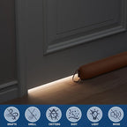 MAGZO Door Draft Stopper, 32 Inch Under Door Draft Blocker Noise Stopper - Image 5