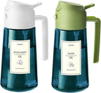 TrendPlain 16oz/470ml Blue Glass Olive Oil Sprayer by TrendPlain