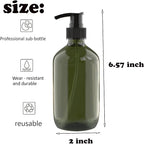 6 PCS 10 OZ Pump Bottle Plastic Pump Lotion Dispenser Empty Bottles Refillable - Image 2