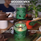 Pine Candle - Large 22oz Glass Jar - Decorated Jar Within a Presentation Gift - Image 7