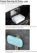 2Pcs Magnetic Soap Savers for Bar Soap, Stainless Steel Soap Holder for Shower - Image 7
