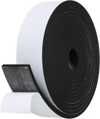 Weather Stripping Door Seal Strip- 2 Inch X 1/4 Inch X 16Feet, Strong Adhesive by Amzjjle