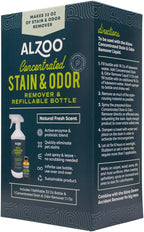 ALZOO Concentrated Stain & Odor Remover Bundle Bottle Set, Includes 32 Fl. Oz - Image 4