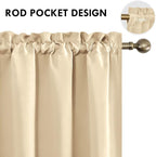DWCN Blackout Curtains Room Darkening Thermal Insulated Bedroom Curtains Window - Image 4