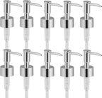 Soap Dispenser Pump Head Replacement 10 Pack, 28/400 Threads Standard Size by LUNESTELLA