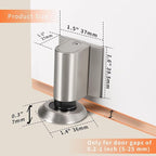 Bak Bo Magnetic Door Stoppers 2 Pack Bottom of Door Holder Keep Door Open No - Image 2