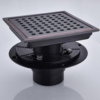 RANDOM 6 Inch Square Shower Floor Drain by RANDOM