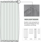 DWCN French Door Curtains – Rod Pocket Thermal Blackout Curtain - Image 3